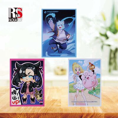 comprare Cartellino per anime Mtg Holographic Cartellino customizzato Copertura protettiva Matte Yugioh Cartellino fabbricazione online