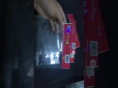 Personalizza i sacchetti di plastica con sigillo autoadesivo gioielli orecchini imballaggio OPP