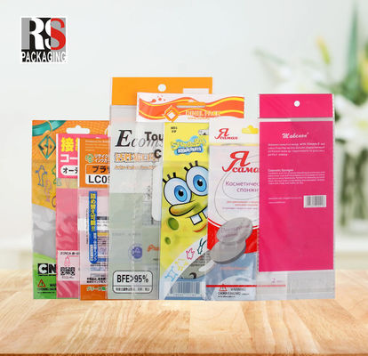 Personalizza OPP Header Bag Plastic Poly Bag Piccolo regalo OPP Header Bag Con buco appeso
